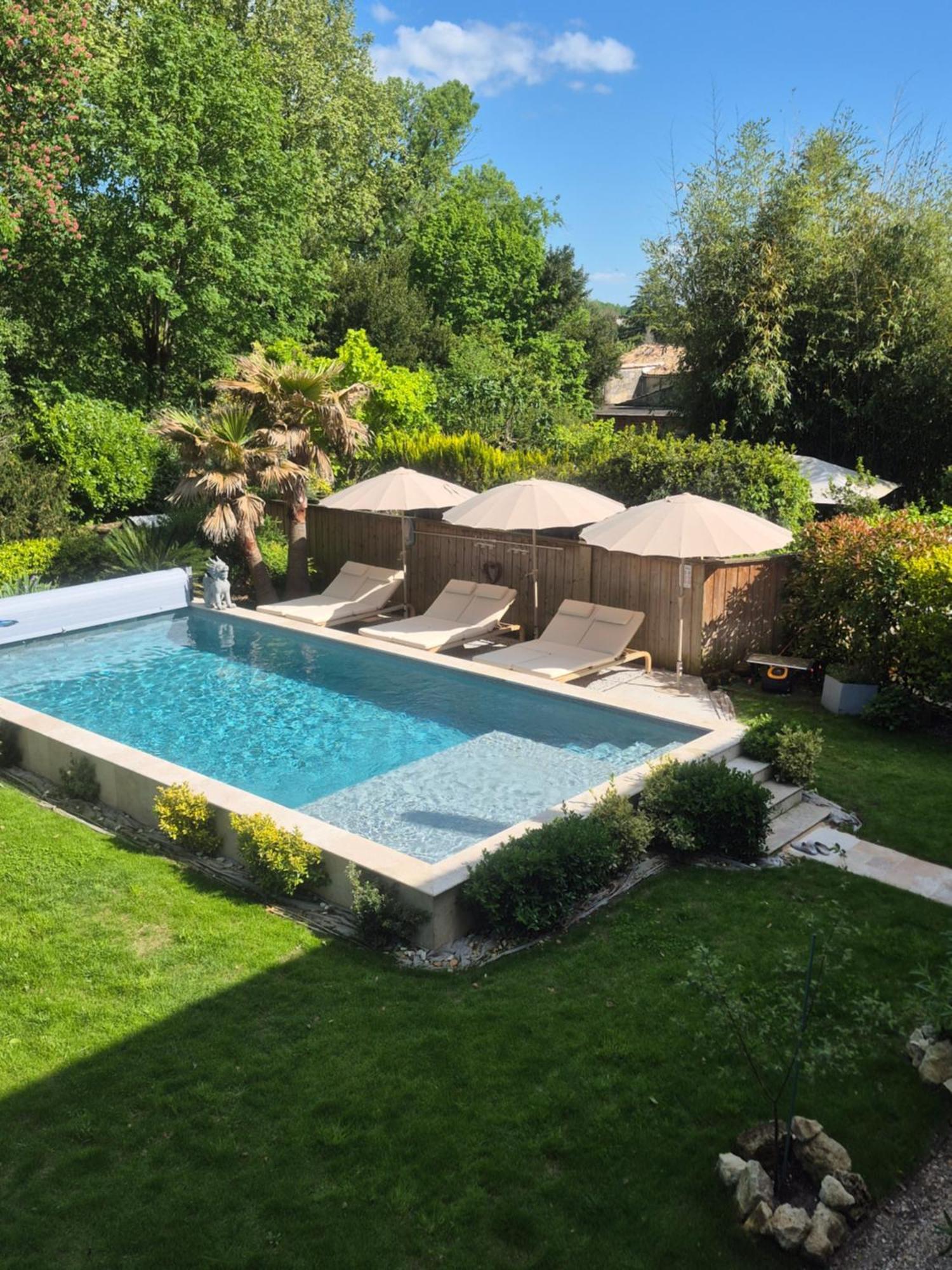 Pavillon Des Millesimes, Piscine & Spa Lussac (Gironde) Exterior foto